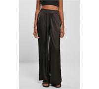 Urban Classics Damen Hose Ladies Satin Wide Leg Pants Black