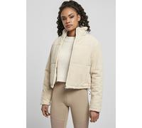 Urban Classics Damen Jacke Ladies Corduroy Puffer Jacket Whitesand