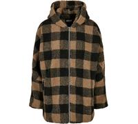 Urban Classics Oversized Check Jacket Green L Woman