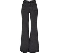 Urban Classics Damen Jeans Ladies Vintage Flared Denim Pants