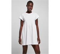 Urban Classics Damen Kleid Ladies Organic Empire Valance Tee Dress White