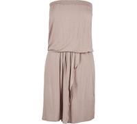 Urban Classics Damen Kleid Ladies Viscose Short Bandeau Dress Duskrose