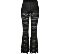 Urban Classics Damen Ladies Flared Crochet Knit Leggings