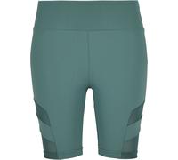 Urban Classics Damen Ladies High Waist Tech Mesh Cycle Shorts Paleleaf