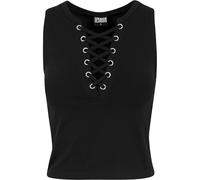 Urban Classics Damen Ladies Lace Up Cropped Top