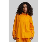 Urban Classics Damen Ladies Linen Mixed Oversized Shirt TB6847