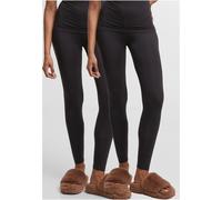 Urban Classics Damen Ladies Natural Fibre Leggings 2-Pack TB7676A