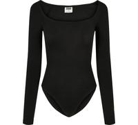 Urban Classics Damen Ladies Organic Longsleeve Body Black