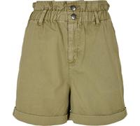 Urban Classics Damen Ladies Paperbag Shorts Khaki