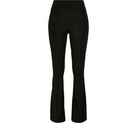 Urban Classics Damen Ladies Recycled High Waist Flared Leggings Black