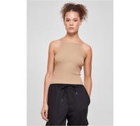Urban Classics Damen Ladies Rib Knit Crossed Back Top