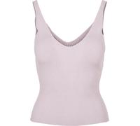 Urban Classics Damen Ladies Rib Knit Top Softlilac