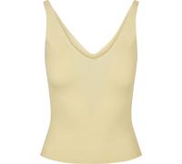 Urban Classics Damen Ladies Rib Knit Top Softyellow