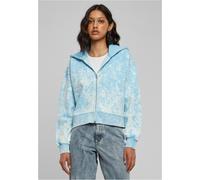 Urban Classics Damen Ladies Short Oversized Towel Washed Zip Hoody