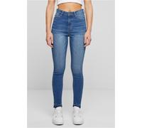 Urban Classics Damen Ladies Skinny High Waist Open Hem Jeans TB6865