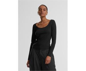 Urban Classics Damen Ladies Wide Neck Longsleeve TB7162