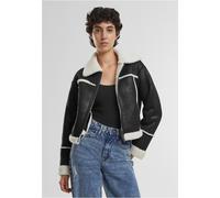 Urban Classics Damen Lederjacke Ladies Shearling Jacket TB7076