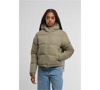 Urban Classics Damen Steppjacke Ladies Peached Puffer Jacket With Hood TB7587