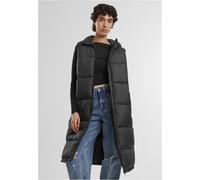 Urban Classics Long Hooded Puffer Vest Black 2XL Woman