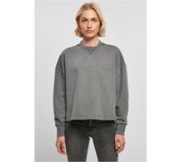 Urban Classics Damen Sweatshirt Ladies Heavy Terry Garment Dye Crewneck Darkshad