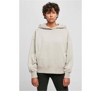 Urban Classics Damen Sweatshirt Ladies Heavy Terry Garment Dye Hoody Warmgrey