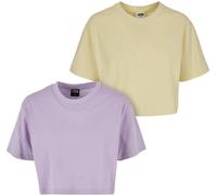 Urban Classics Damen T-Shirt Ladies Short Oversized Tee 2-Pack TB1555A