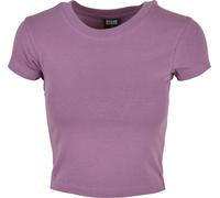 Urban Classics Damen T-Shirt Ladies Stretch Jersey Cropped Tee Duskviolet