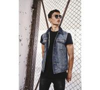 Urban Classics Men's Tb514 - Denim Vest Urban Classics Mens Vest Denim Vest (Pack of 1)