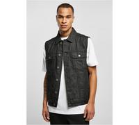 Urban Classics Denim Vest Retro Sleeveless Jeans Vest with Foldable Collar