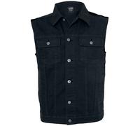 Urban Classics - Denim Black Dark - Jeans Vest Small