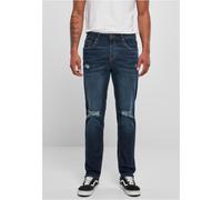 Urban Classics Distressed Stretch Denim Pants Men Jeans 5-Pocket Regular Fit