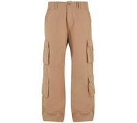 Urban Classics Double Cargo Pants Union Beige size 33 | Cargo pants Outlet | Men | Brown 33