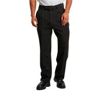 Double pleat trousers Urban Classics Black 44