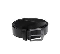 Urban Classics - Easy Synthetic Leather Black/Silver - Belt - black - L/XL - 100% Polyurethane,Fake Leather L/XL