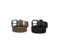Urban Classics Elastic Belt Set, Blk/Olive, L/XL