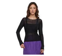 Urban Classics Exposed Seam Mesh Long Sleeve T-shirt