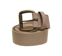 Urban Classics Eyelet Canvas Belt, Beige, L/XL