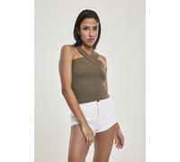 Urban Classics Female Shirt Ladies Cross Top Black