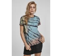 Urban Classics Female Shirt Ladies Tie Dye Boyfriend Tee Black