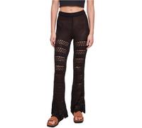 Urban Classics Flared Crochet High Waist Leggings
