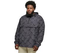 Urban Classics Flower AOP Pull Over Jacket Floral Print Pattern Half Zip