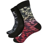 Urban Classics Flower Socks 3-Pack Three Pieces Floral Pattern Unisex 35-47