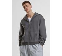 Urban Classics - Fluffy Zip Magnet - Zipper - grey - S - 70% Cotton, 30% Polyester,Sweat S
