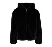 Urban Classics Full Zip Faux Fur Hoodie Jacket Hoodie black M
