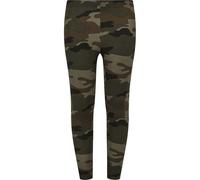 Urban Classics Girl's Camo Leggings, Wood Camouflage, 122/128