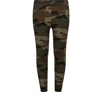 Urban Classics Girl's Camo Leggings, Wood Camouflage, 146/152