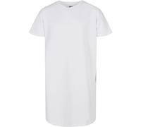 Urban Classics Girl's Girls Organic Oversized Tee Dress, White, 122/128