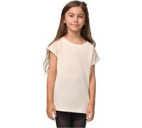 Urban Classics Girl's Organic Extended Shoulder Tee T-Shirt, Whitesand, 9 Years