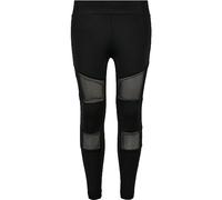 Urban Classics Girl's Tech Mesh Leggings, Black, 110/116