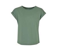 Urban Classics Girl's Uck2983-girls Organic Extended Shoulder Tee T-Shirt, Salvia, 158/164 cm